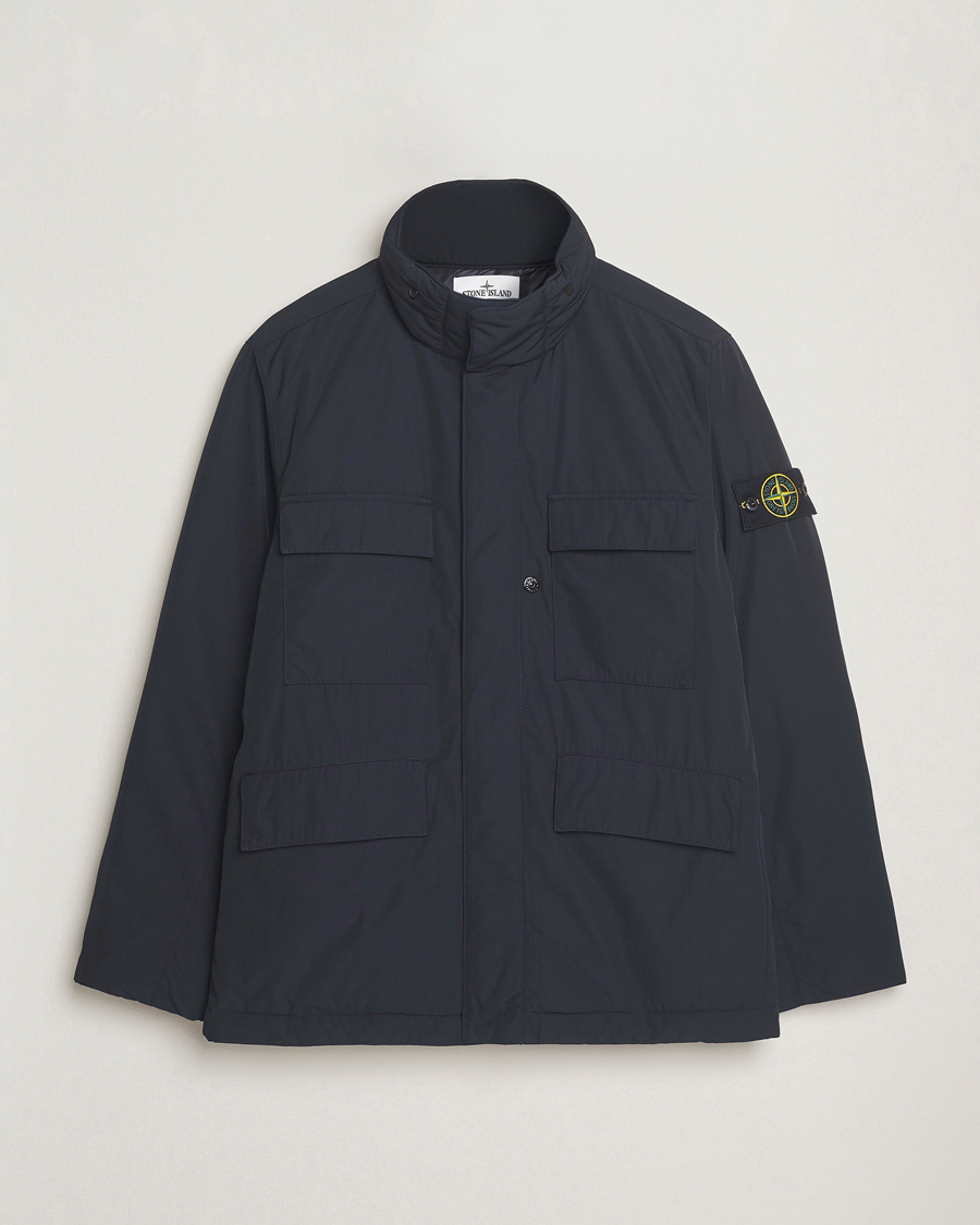 Herre | Jakker | Stone Island | Micro Twill Padded Field Jacket Black