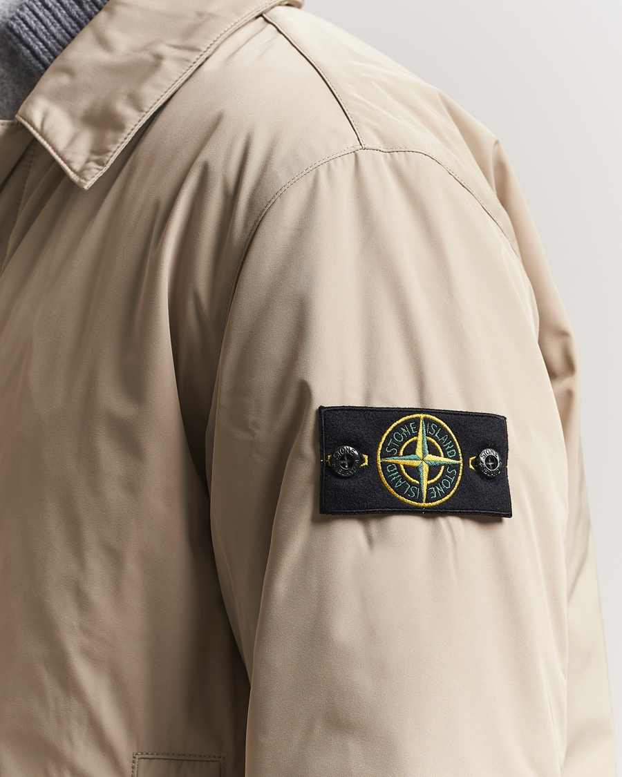 Herre | Jakker | Stone Island | Micro Twill Primaloft Padded Coat Beige