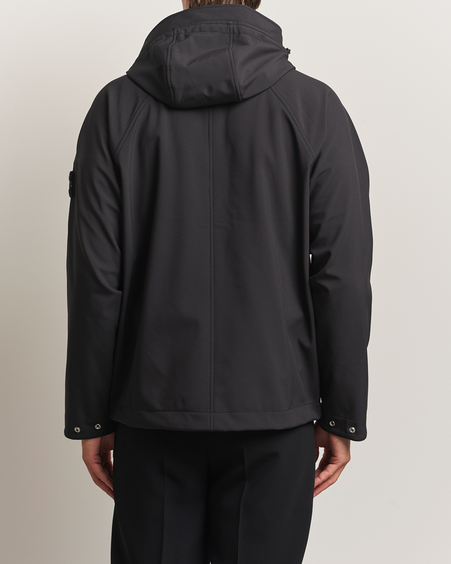 Herre | Jakker | Stone Island | Soft Shell Lined Short Parka Black