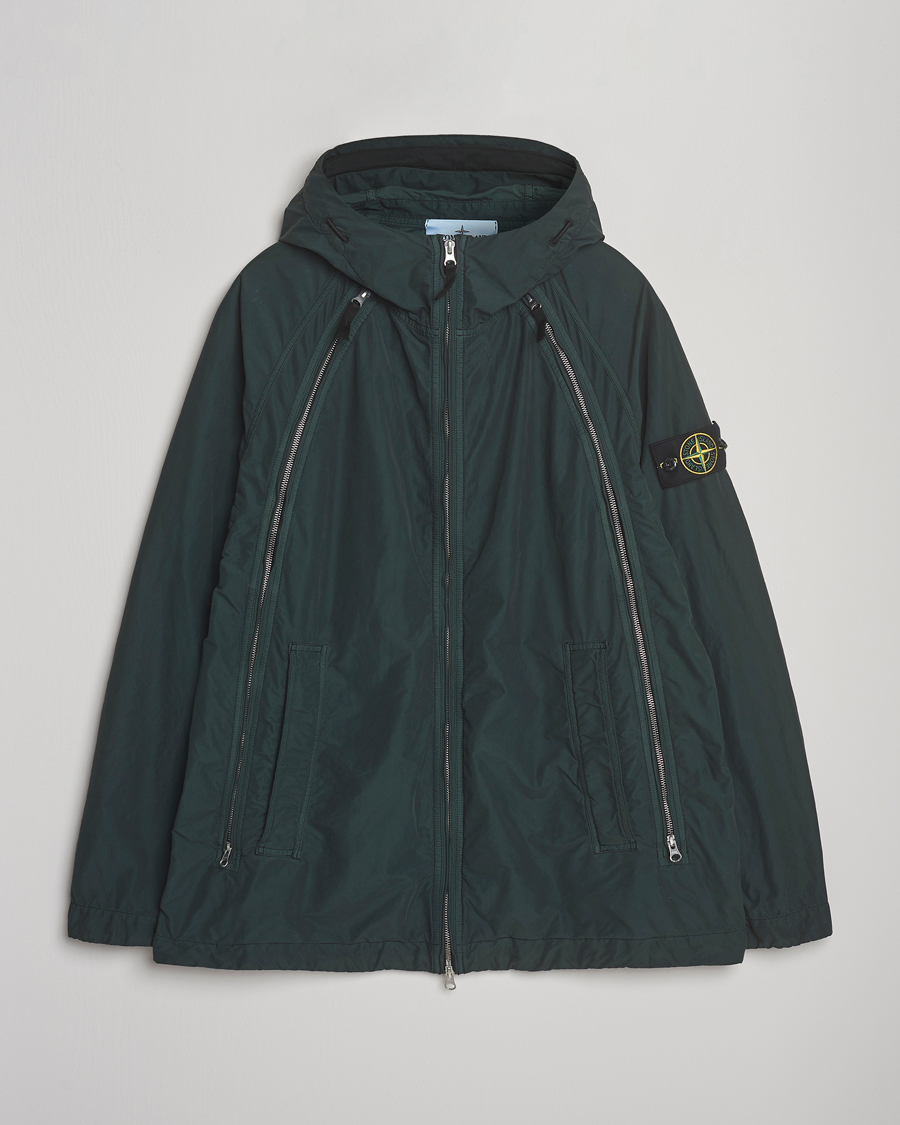 Herre | Jakker | Stone Island | David-Light TC Hooded Jacket Green