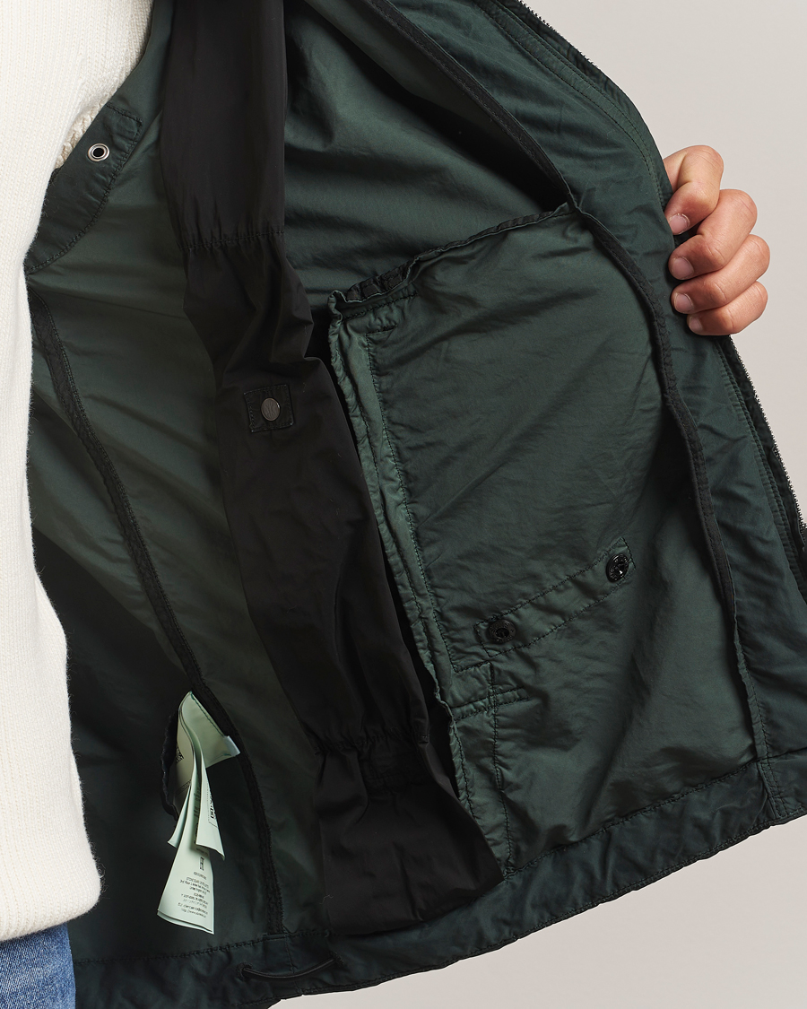 Herre | Jakker | Stone Island | David-Light TC Hooded Jacket Green