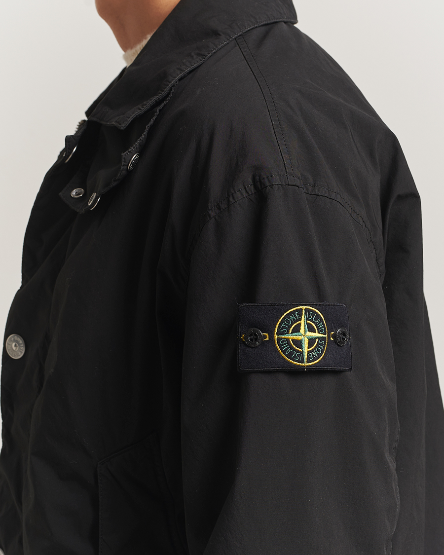 Herre | Jakker | Stone Island | Light Compact Touch Coach Jacket Black