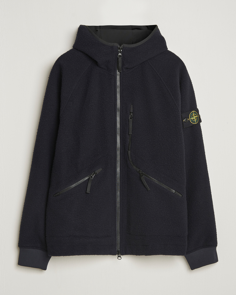 Herre | Jakker | Stone Island | Panno Ratinato Wool Jacket Navy