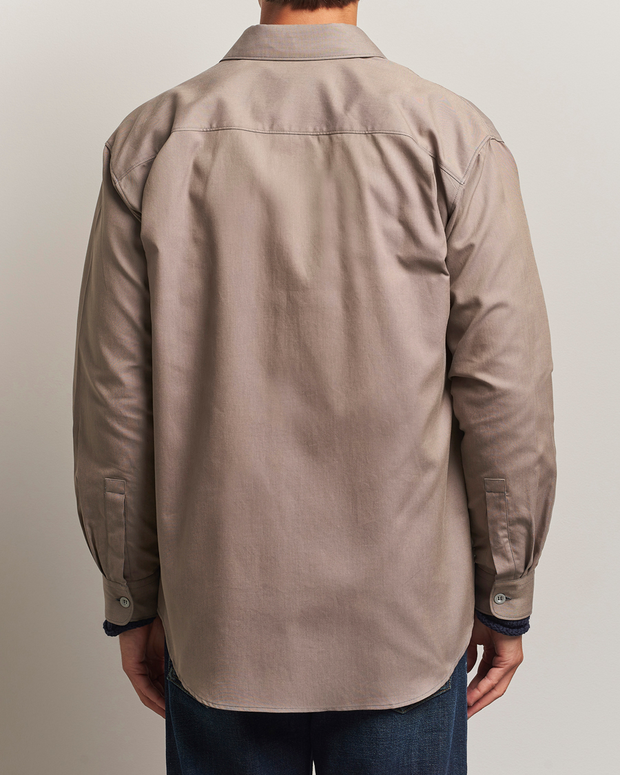 Herre | Skjorter | Stone Island | Marina Organic Oxford Cotton Shirt Tobacco