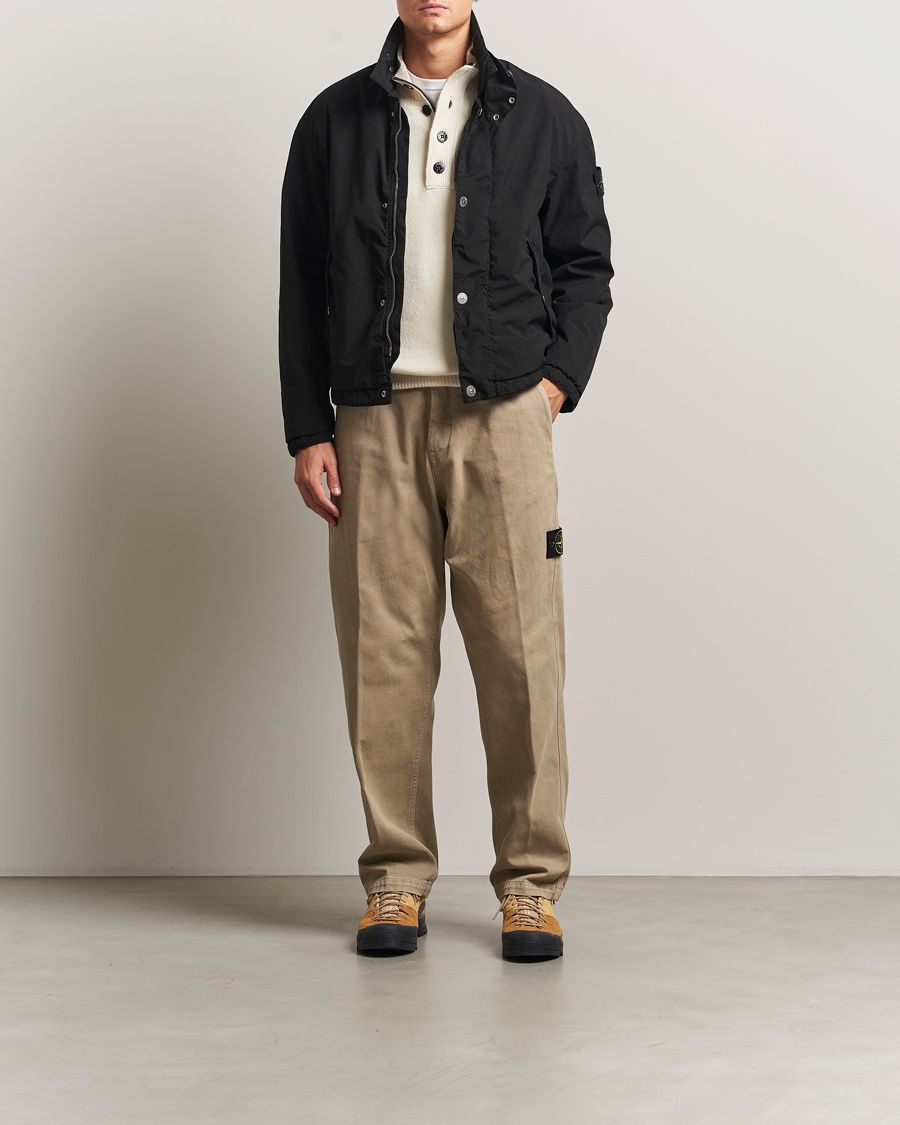 Herre | Bukser | Stone Island | Panama Cotton Old Effect Trousers Desert