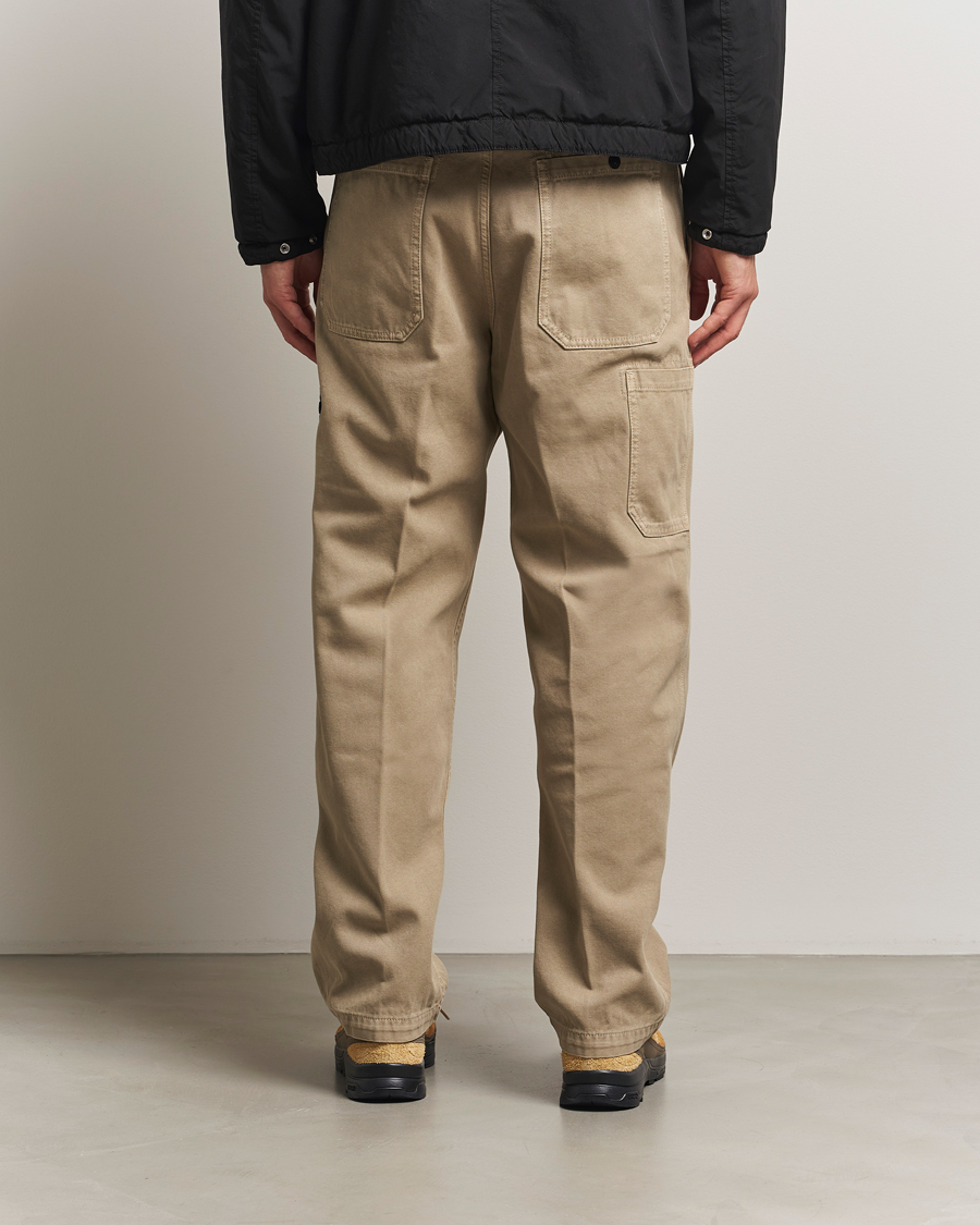 Herre | Bukser | Stone Island | Panama Cotton Old Effect Trousers Desert