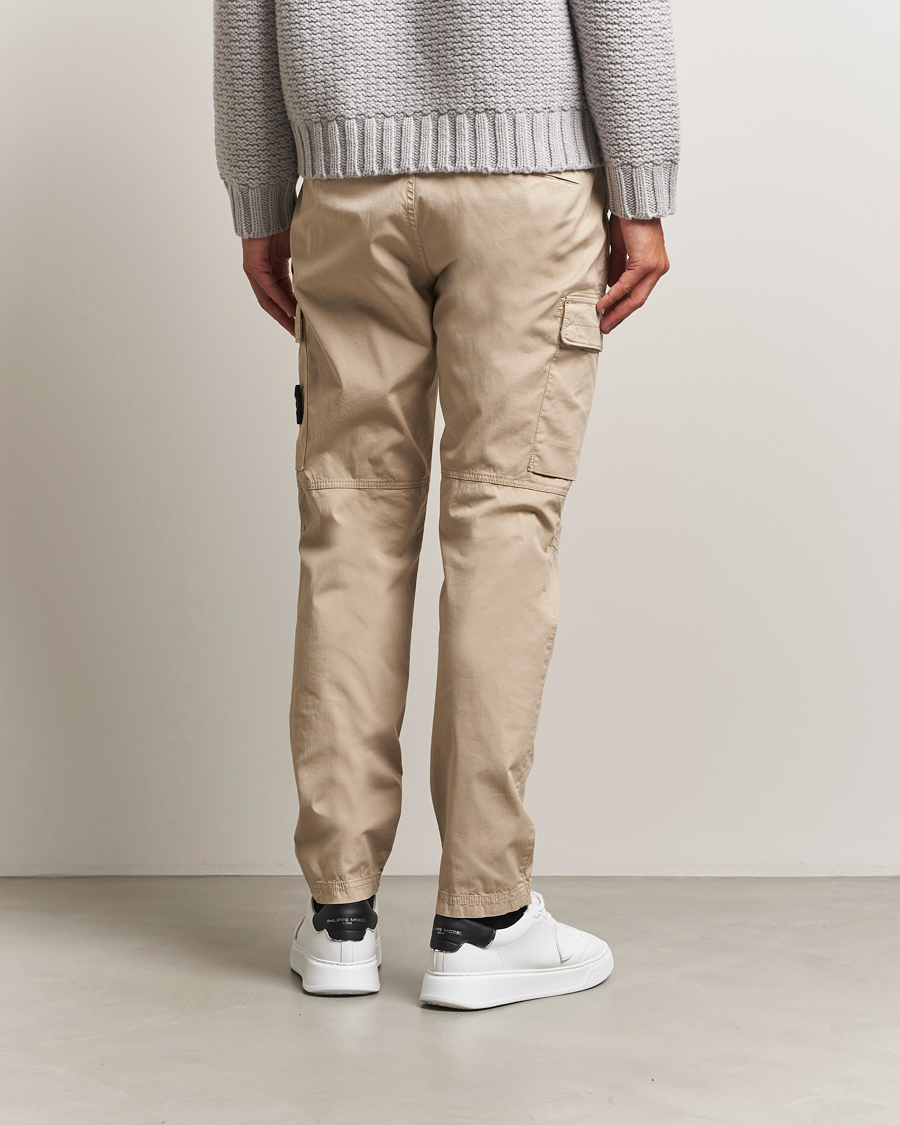 Herre | Bukser | Stone Island | Supima Cotton Stretch Cargo Trousers Desert