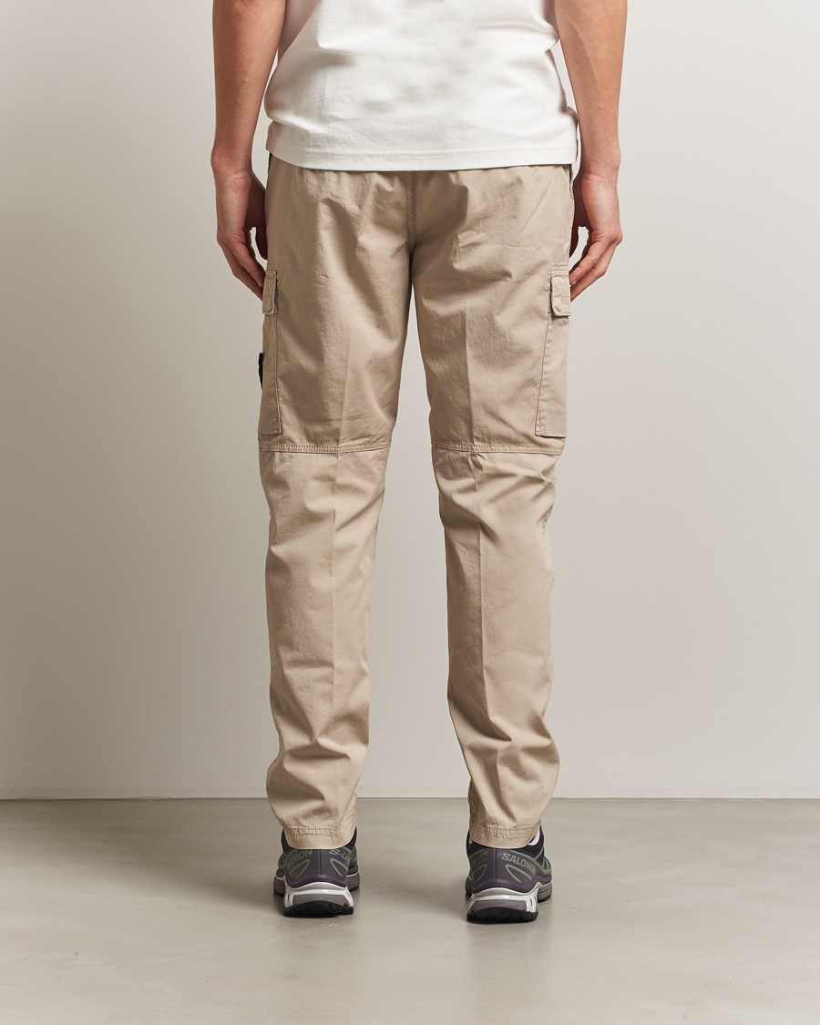 Herre | Bukser | Stone Island | Supima Cotton Stretch Cargo Trousers Desert