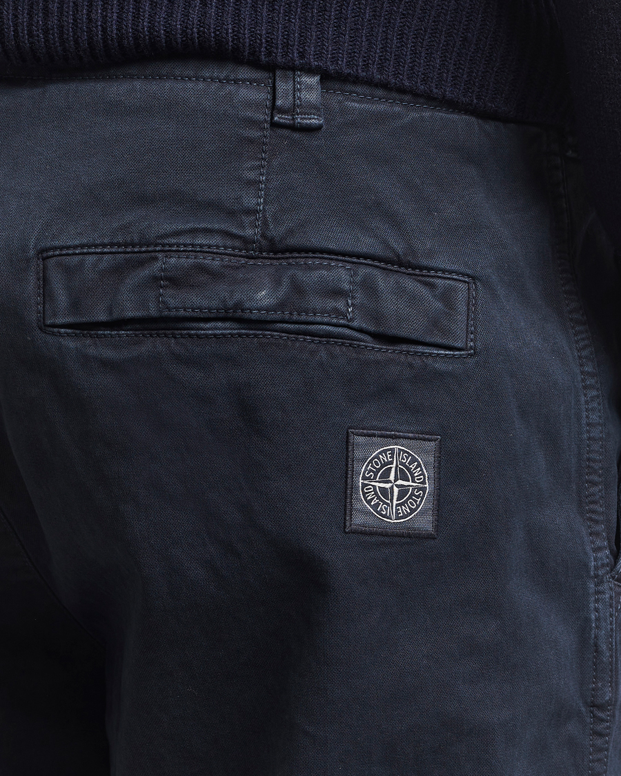 Herre | Bukser | Stone Island | Cotton Twill Stretch Chino Navy