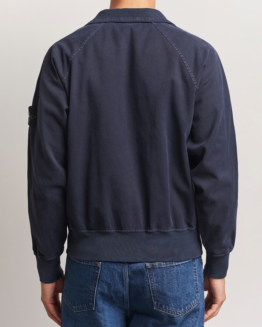 Herre | Jakker | Stone Island | Organic Panama Cotton Track Jacket Ink