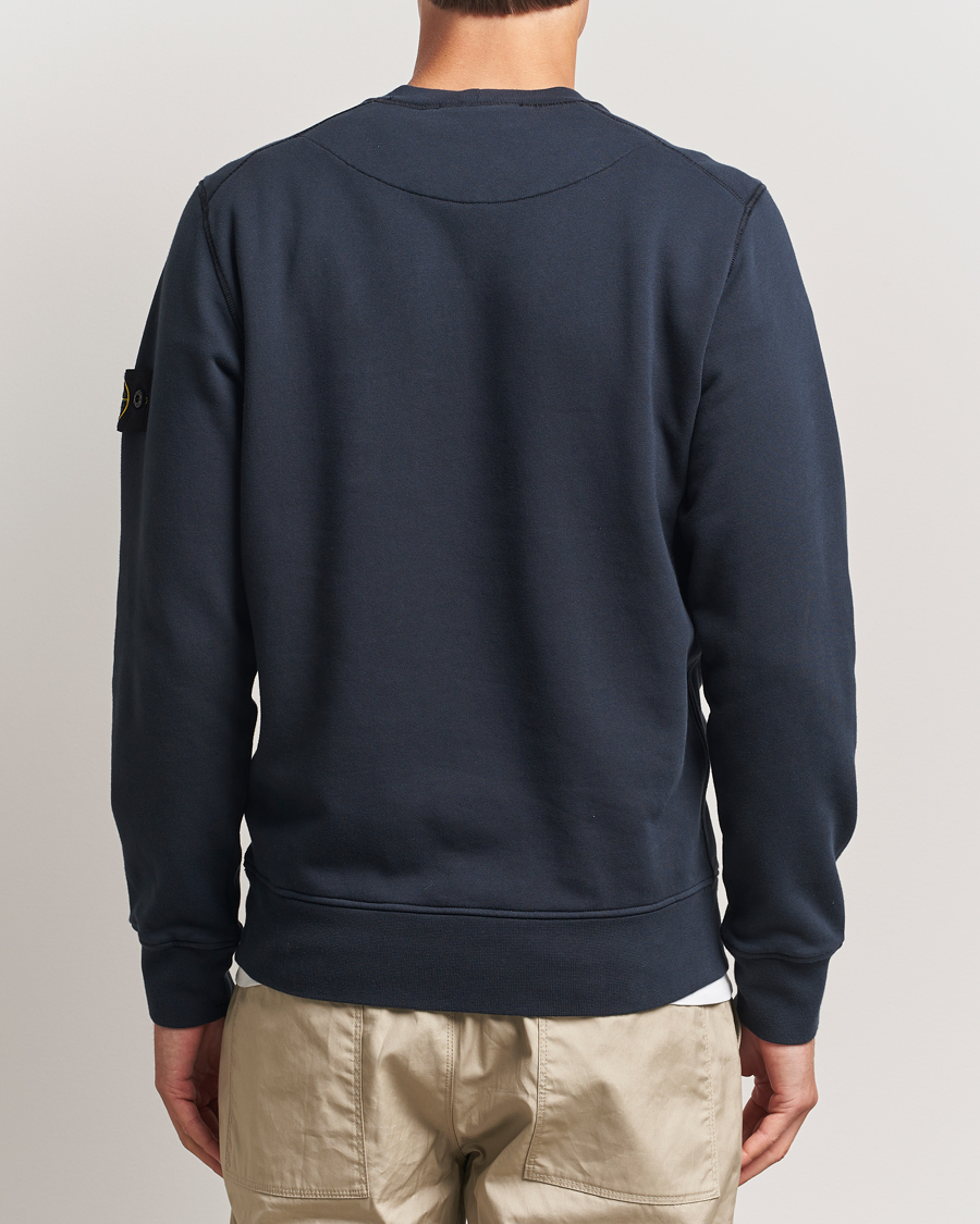 Herre | Trøjer | Stone Island | Garment Dyed Fleece Sweatshirt Navy