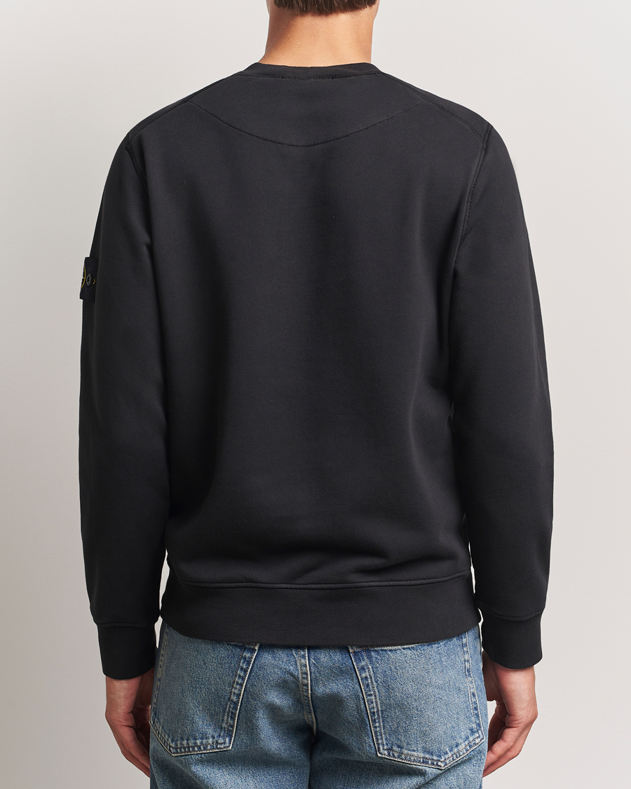 Herre | Trøjer | Stone Island | Garment Dyed Fleece Sweatshirt Black