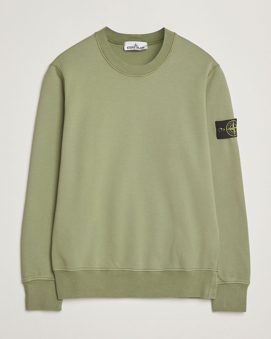 Herre | Trøjer | Stone Island | Garment Dyed Fleece Sweatshirt Sage