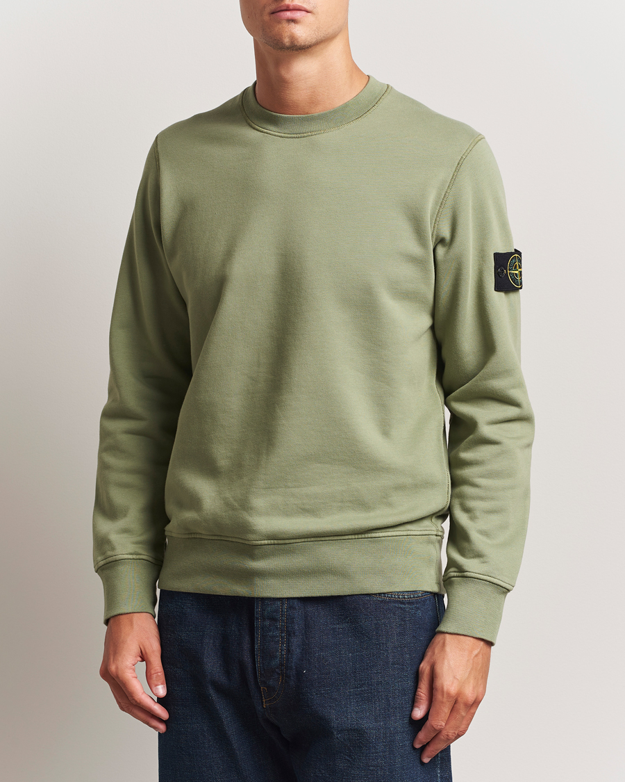 Herre | Trøjer | Stone Island | Garment Dyed Fleece Sweatshirt Sage