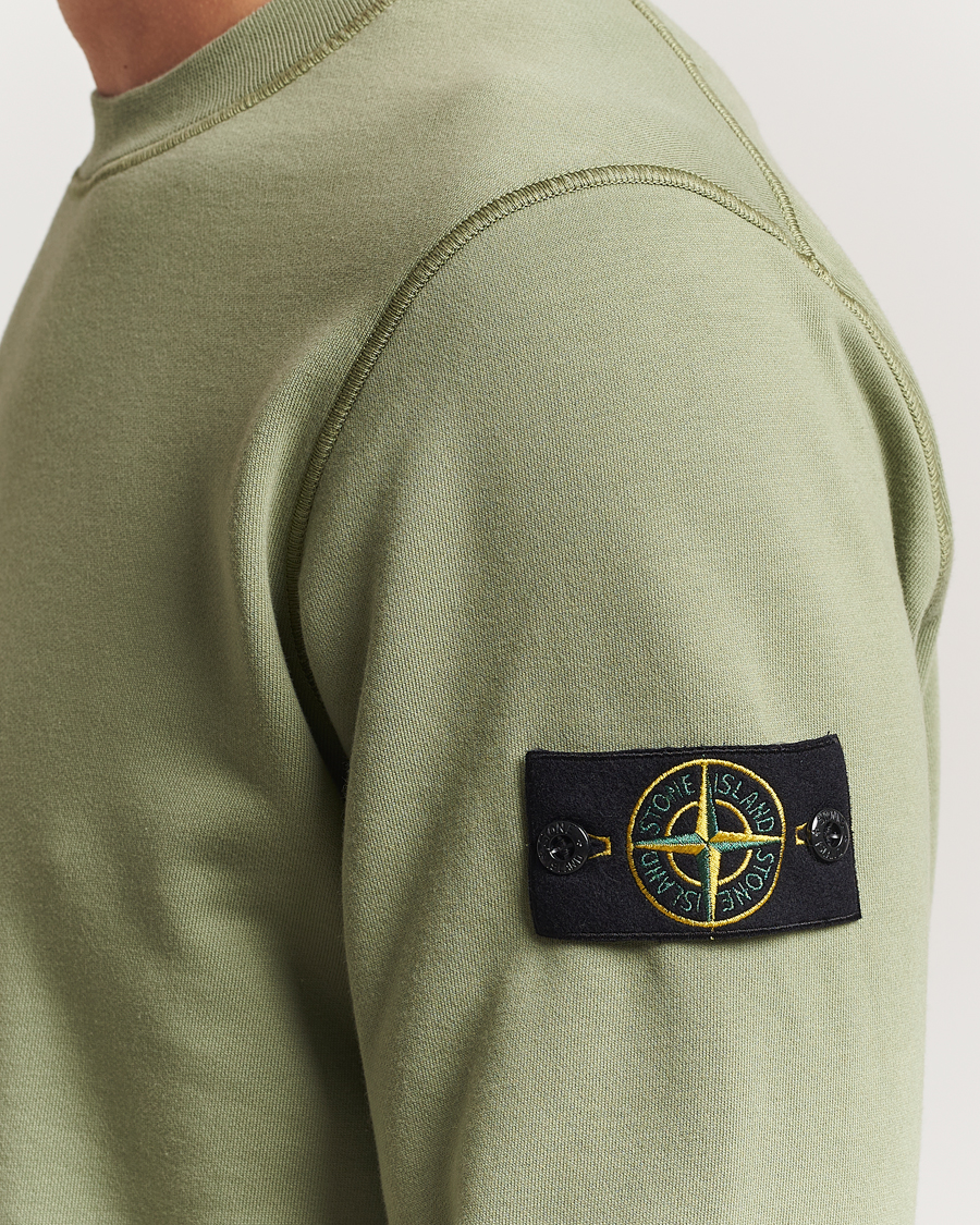 Herre | Trøjer | Stone Island | Garment Dyed Fleece Sweatshirt Sage