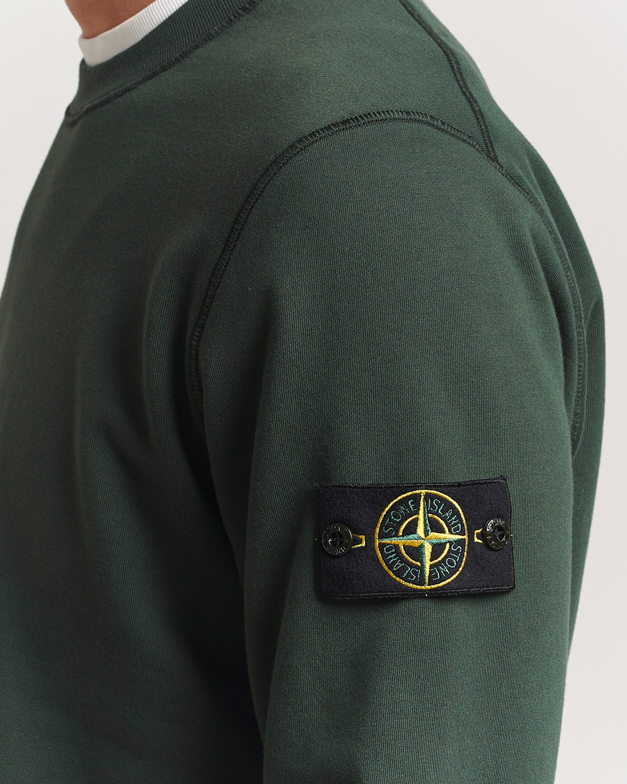 Herre | Trøjer | Stone Island | Garment Dyed Fleece Sweatshirt Juniper