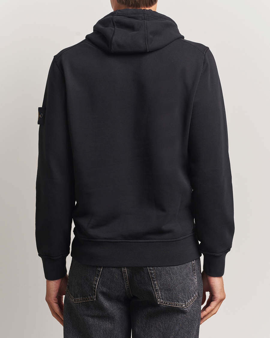 Herre | Trøjer | Stone Island | Garment Dyed Fleece Hood Black