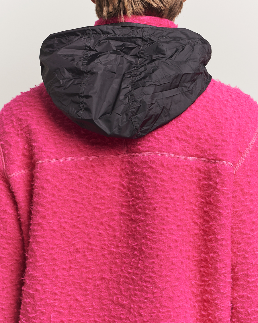 Herre | Trøjer | Stone Island | Marina Ratteen Wool Half-Zip Fuxia