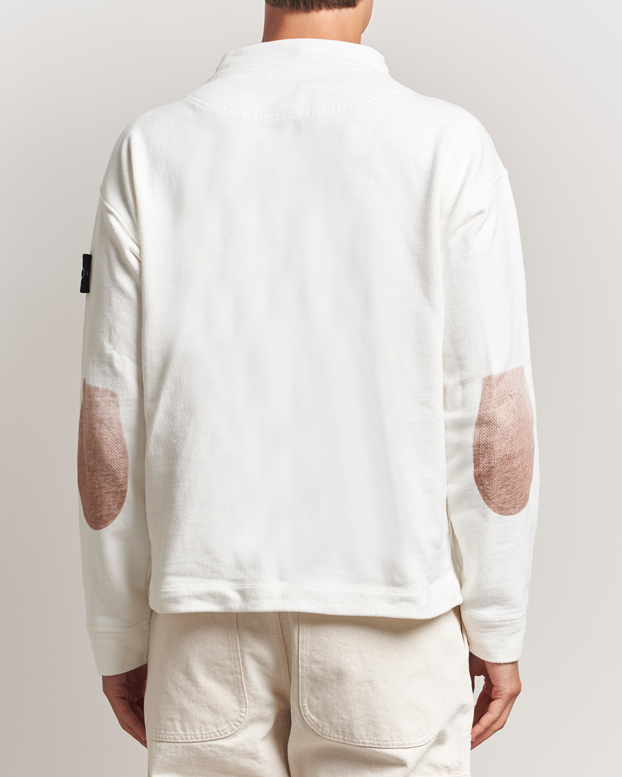 Herre | Trøjer | Stone Island | RAW Knitted Cotton Crew Neck Natural