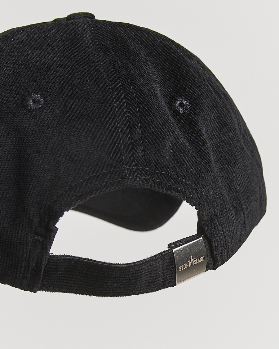 Herre | Hatte & kasketter | Stone Island | Micro Cord Cotton Cap Black