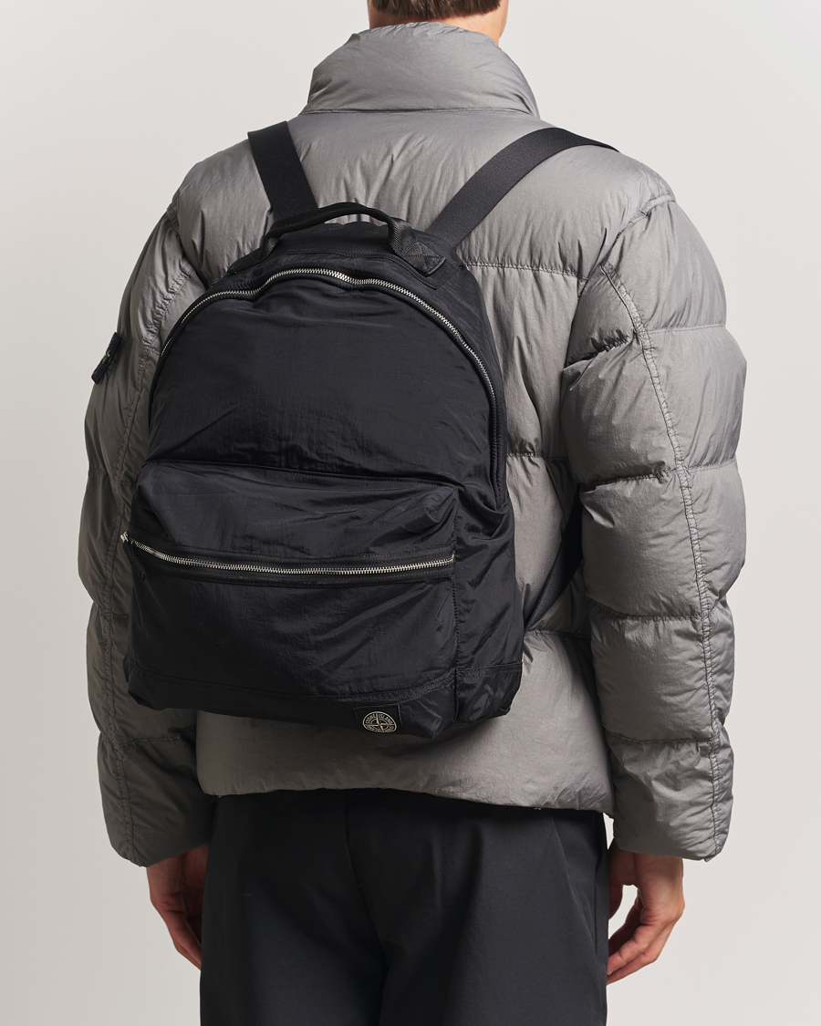 Herre | Tasker | Stone Island | Nylon Metal Backpack Black