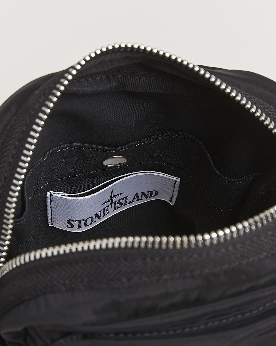 Herre | Tasker | Stone Island | Nylon Metal Shoulder Pouch Black