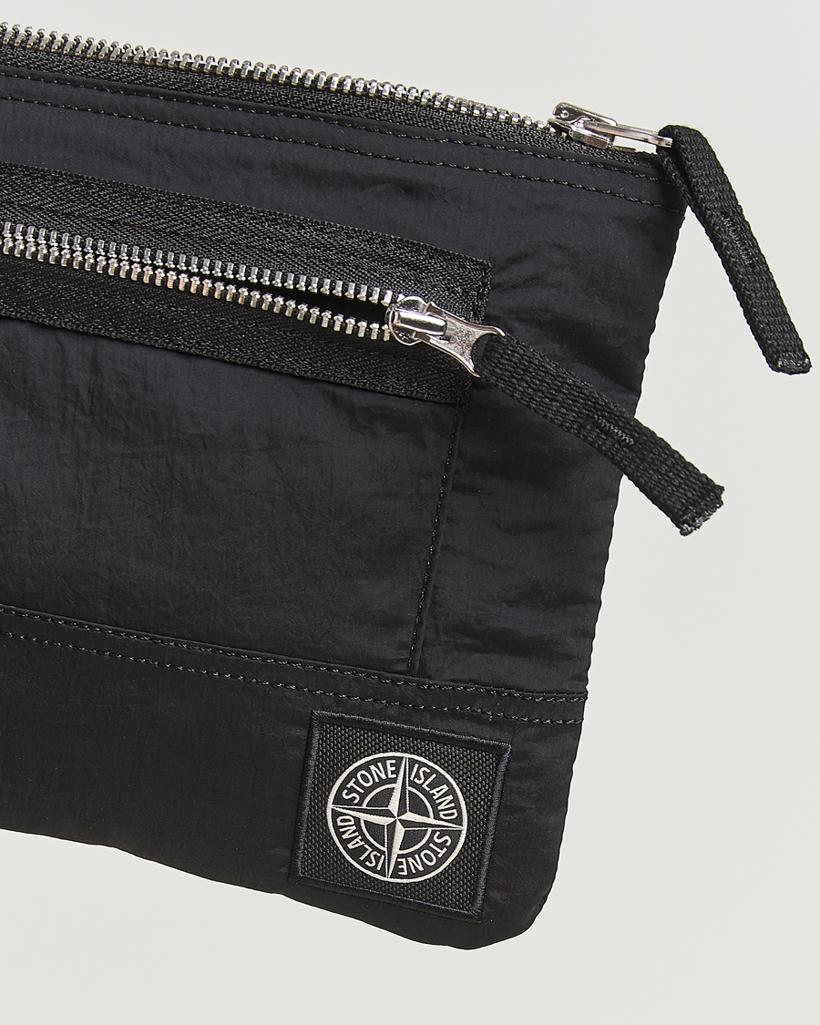 Herre | Punge | Stone Island | Nylon Metal Zip Wallet Black