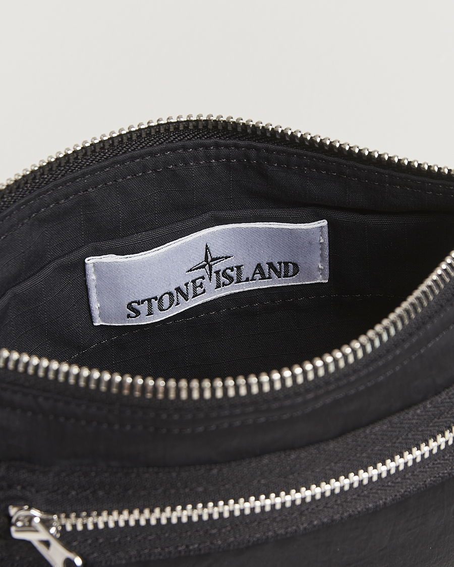 Herre | Punge | Stone Island | Nylon Metal Zip Wallet Black
