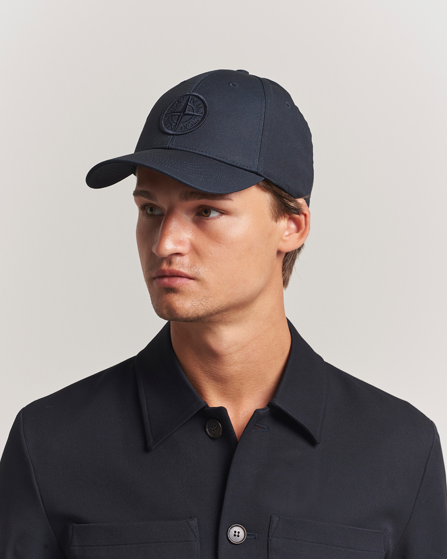 Herre | Hatte & kasketter | Stone Island | Classic Cotton Cap Navy