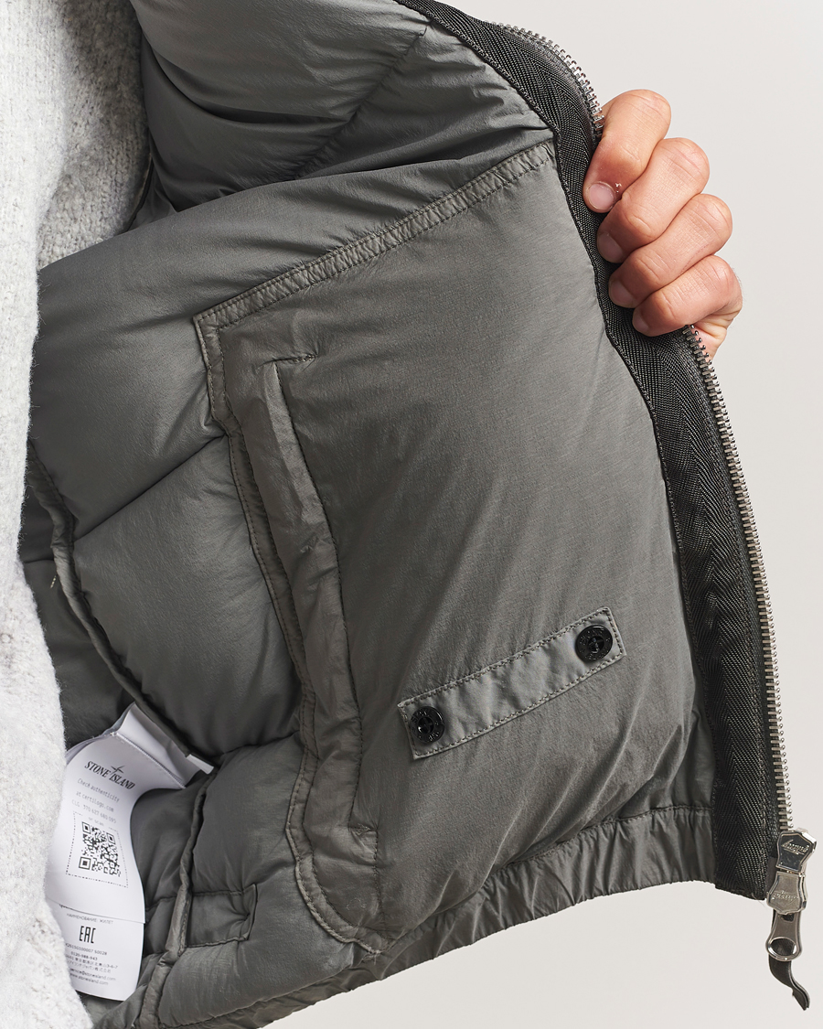 Herre | Veste | Stone Island | Seamless Tunnel Nylon Down Vest Cement