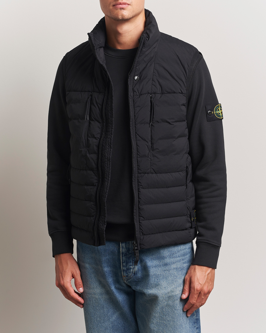 Herre | Jakker | Stone Island | Nylon Down Vest Black