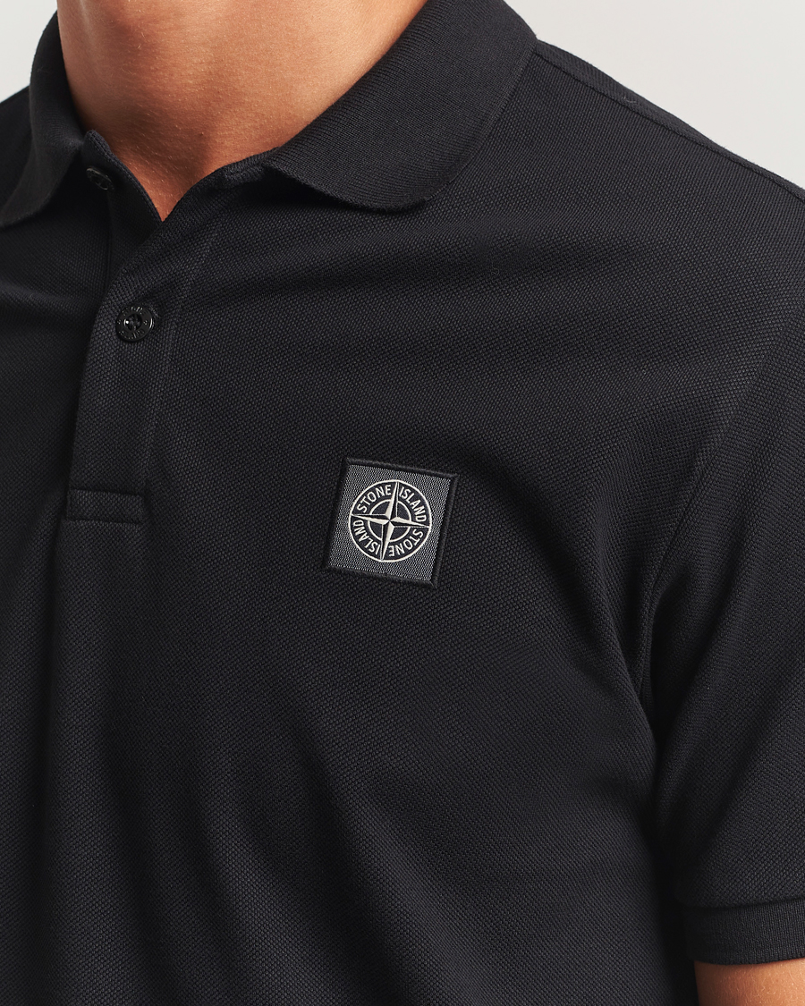 Herre | Polotrøjer | Stone Island | Organic Cotton Pique Polo Black