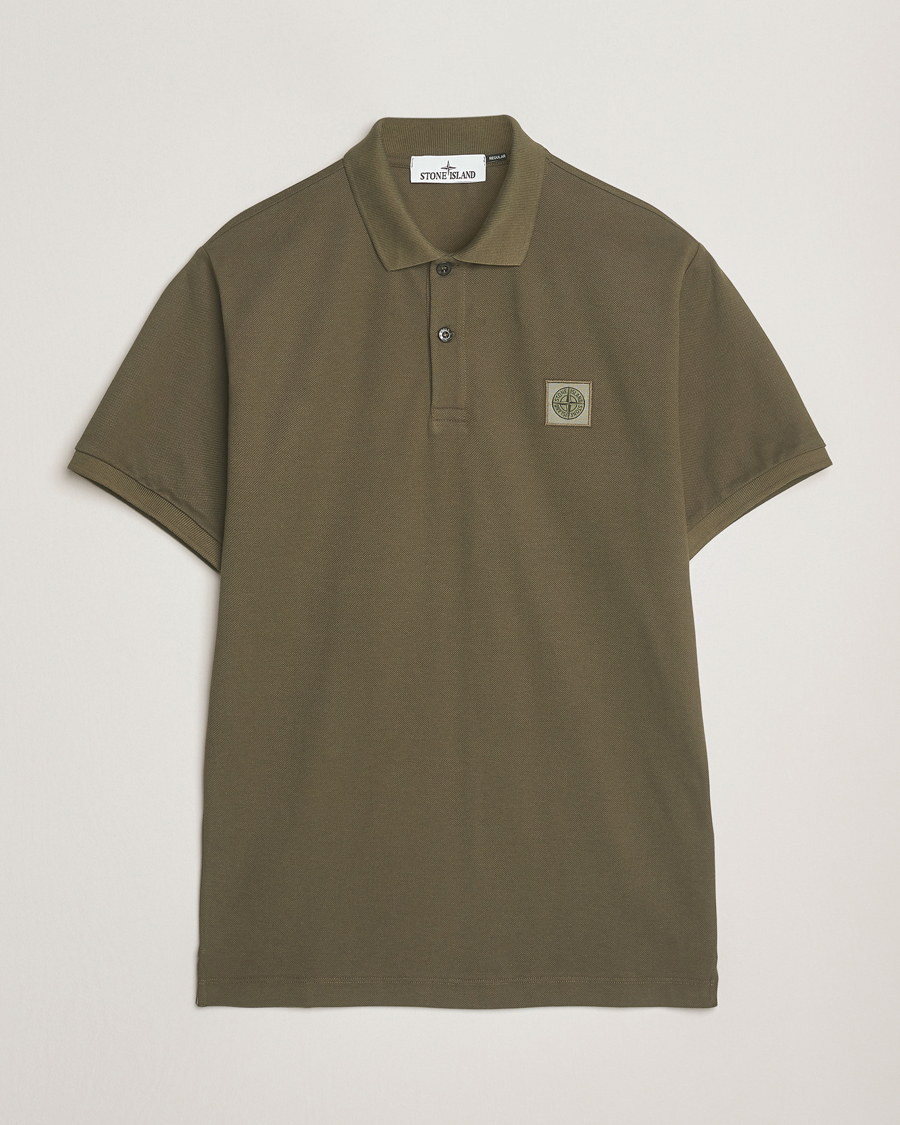 Herre | Polotrøjer | Stone Island | Organic Cotton Pique Polo Military Green