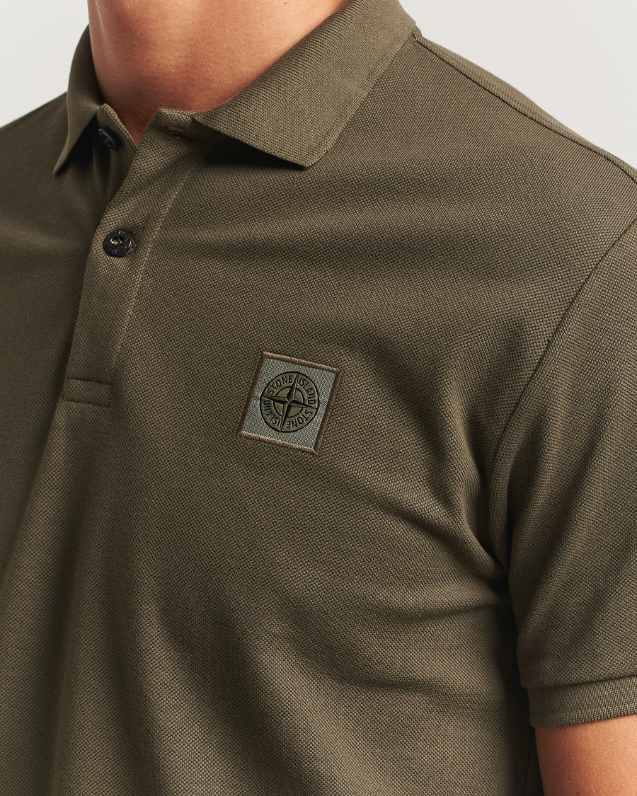 Herre | Polotrøjer | Stone Island | Organic Cotton Pique Polo Military Green