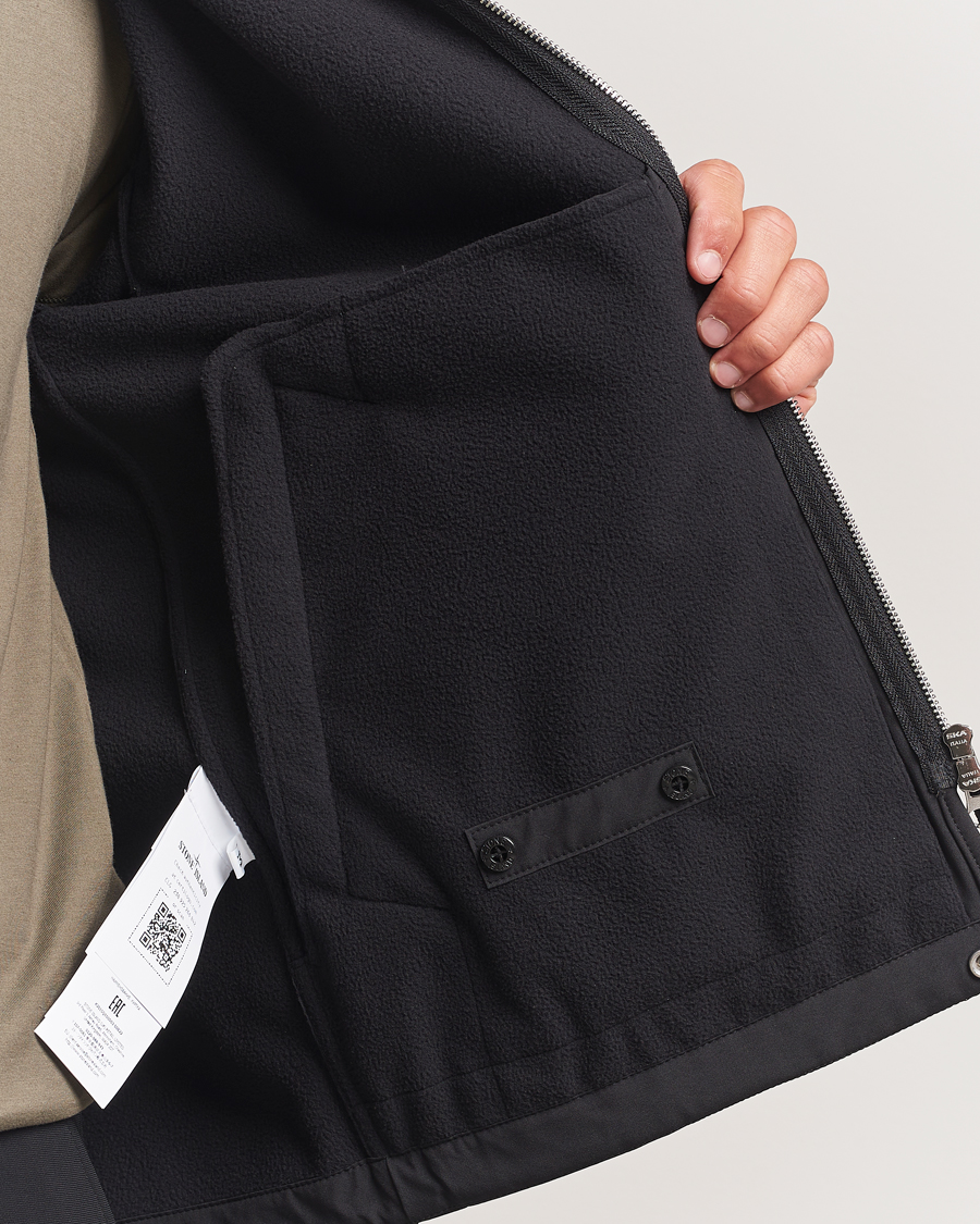 Herre | Jakker | Stone Island | Soft Shell Shirt Jacket Black