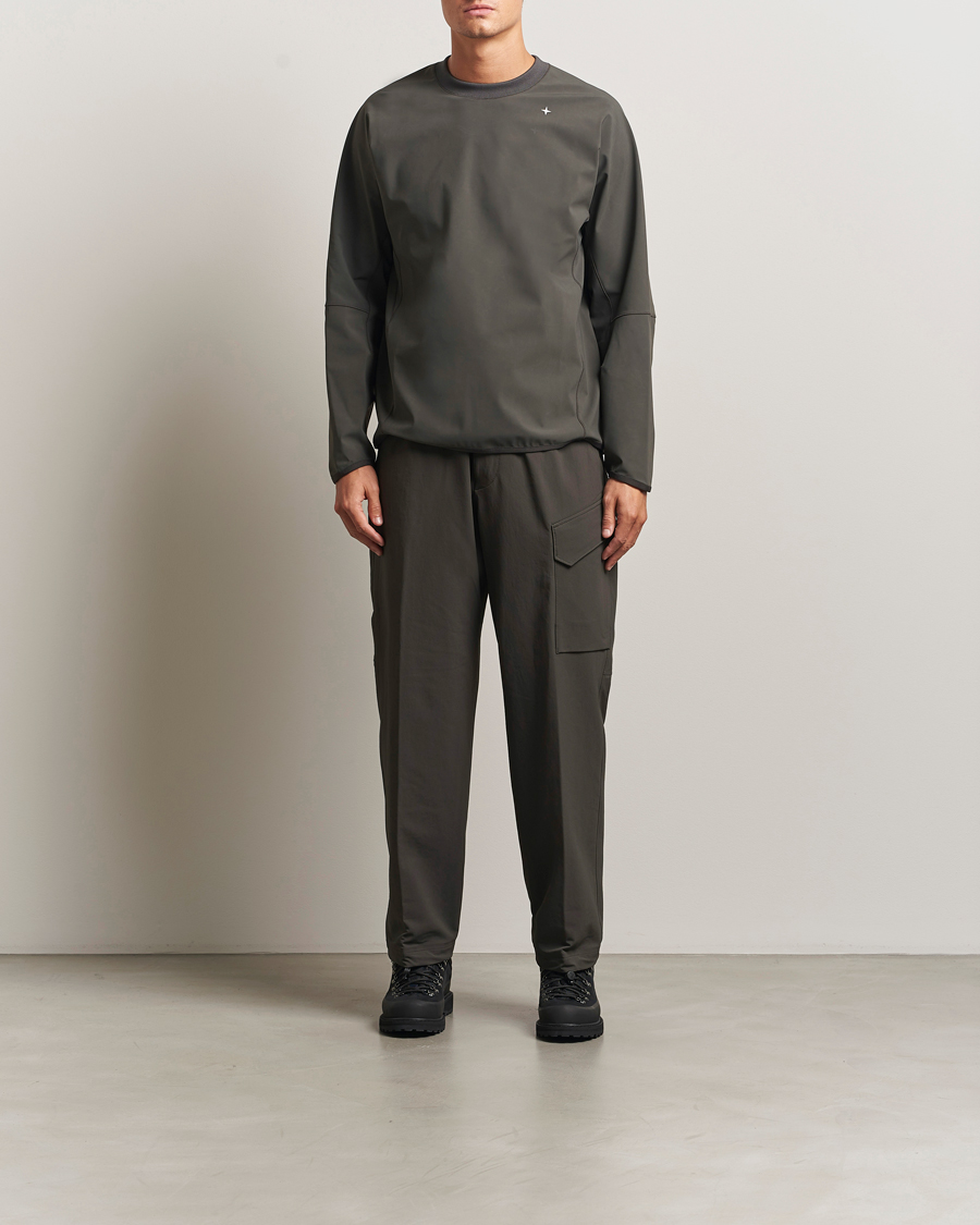 Herre | Bukser | Stone Island | Stellina Nylon Stretch Cargo Joggers Lead Grey