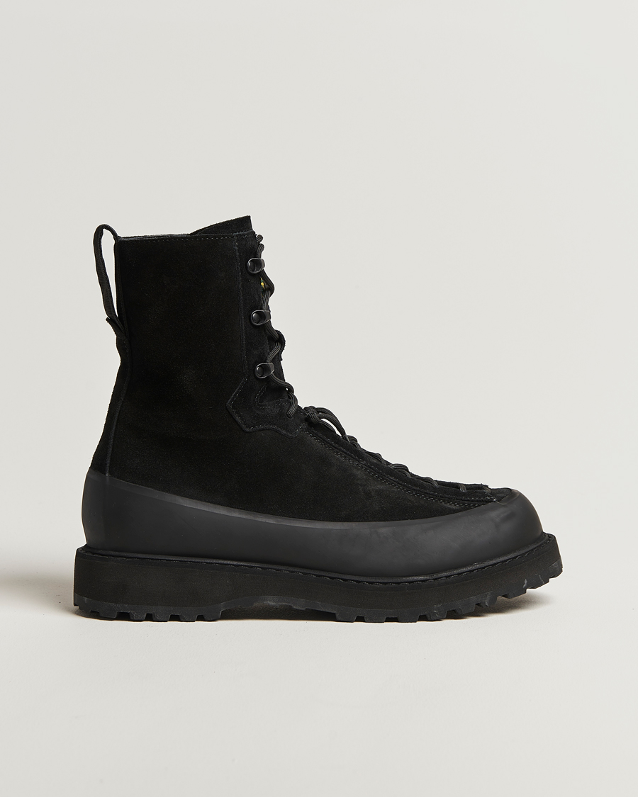 Herre | Støvler | Stone Island | Suede Hiking Boots Black