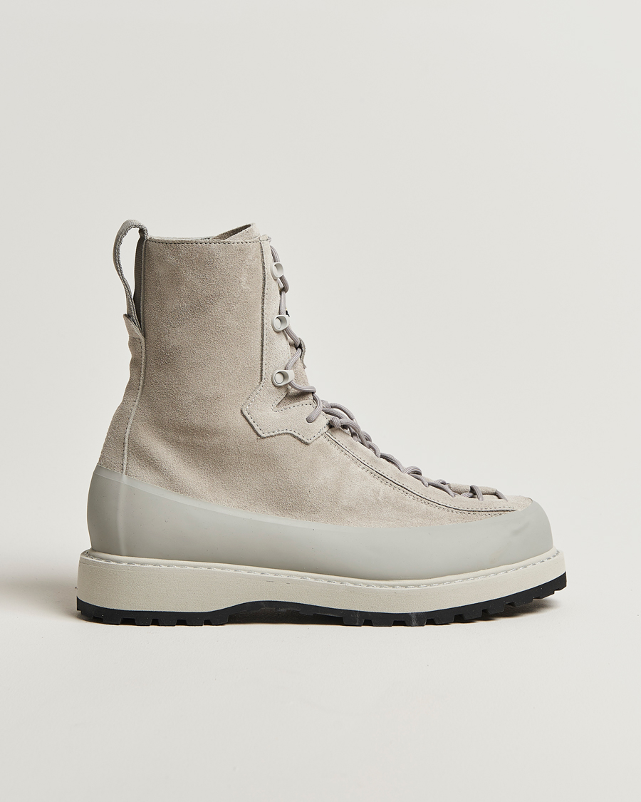 Herre | Støvler | Stone Island | Suede Hiking Boots Pearl Grey