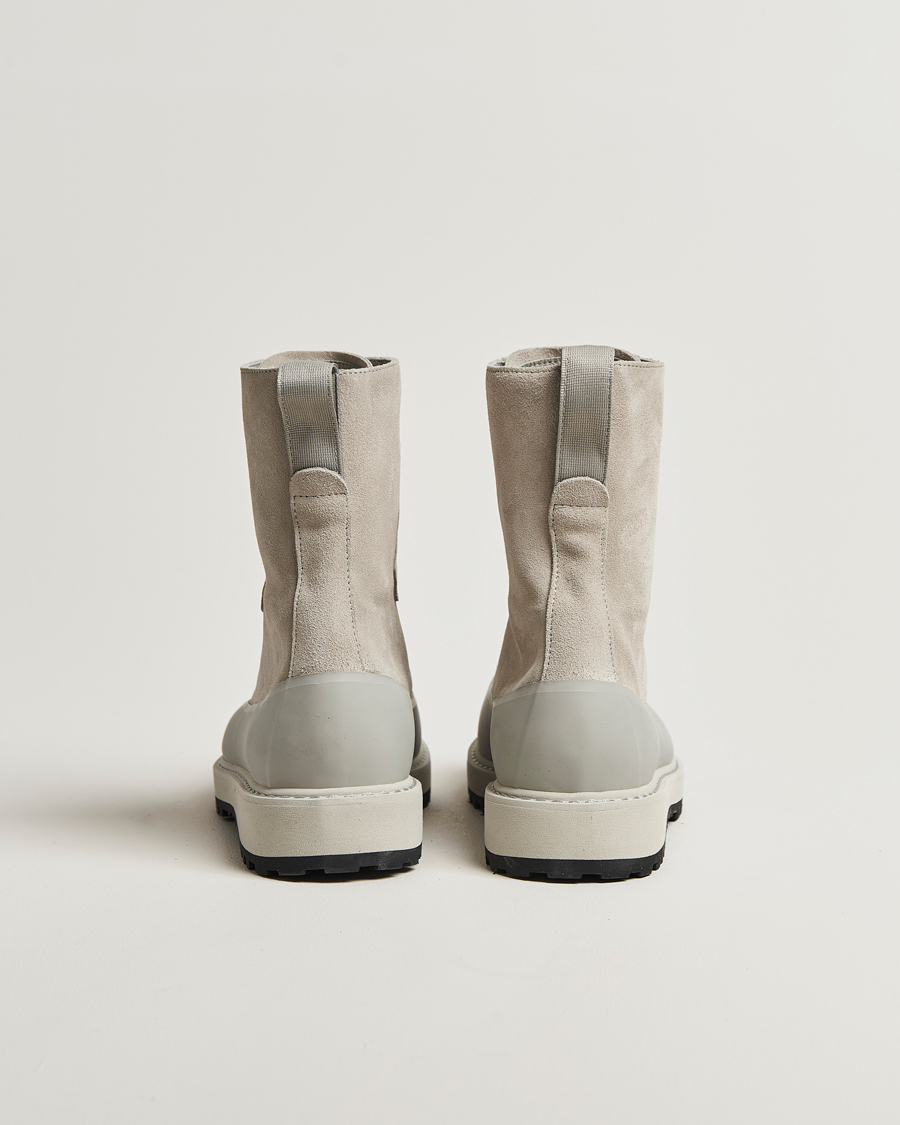 Herre | Støvler | Stone Island | Suede Hiking Boots Pearl Grey