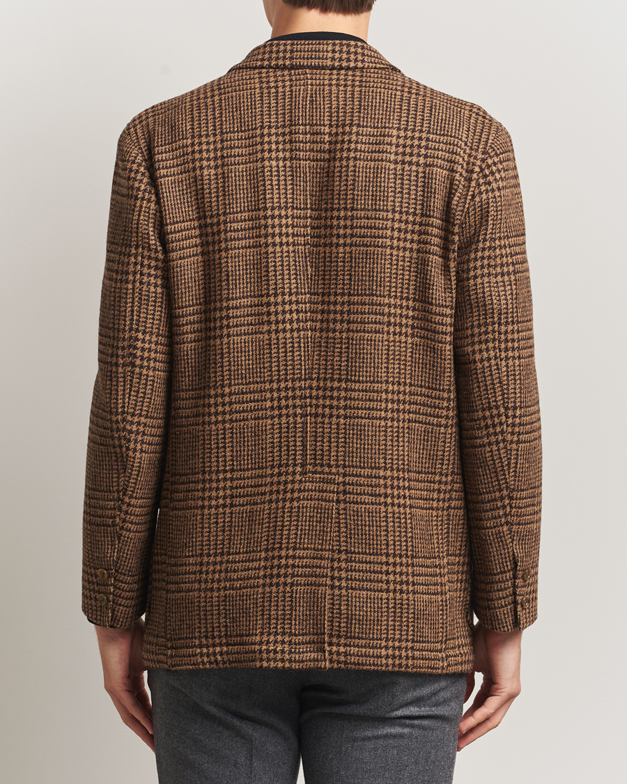 Herre | Blazere & jakker | Kamakura Shirts | Unconstructed Ivy Blazer Brown Glenplaid