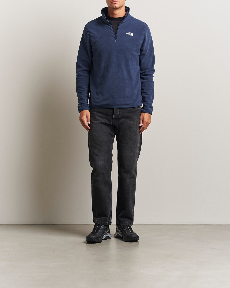 Herre | Trøjer | The North Face | Glacier Fleece 1/4 Zip Navy