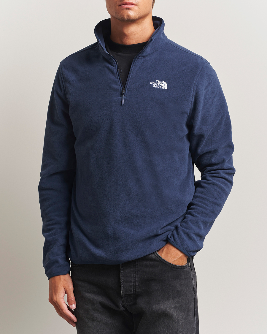 Herre | Trøjer | The North Face | Glacier Fleece 1/4 Zip Navy