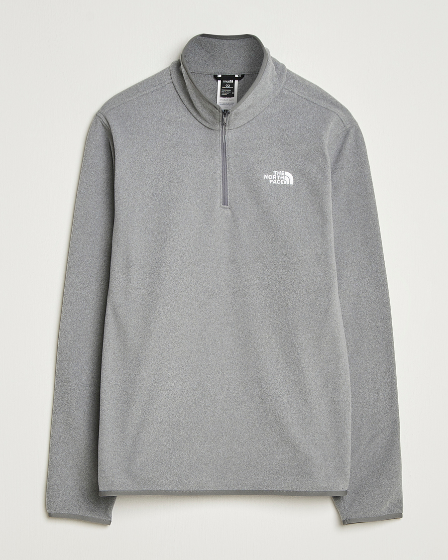 Herre | Trøjer | The North Face | Glacier Fleece 1/4 Zip Grey