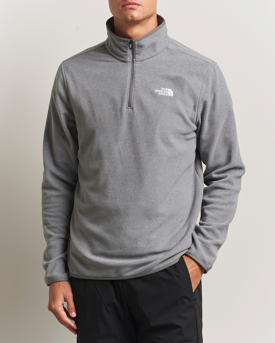 Herre | Trøjer | The North Face | Glacier Fleece 1/4 Zip Grey