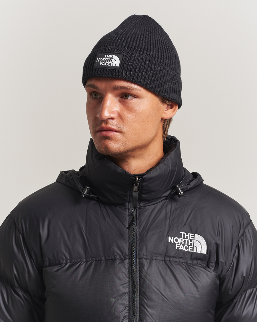 Herre | Huer | The North Face | Logo Box Cuffed Beanie Black
