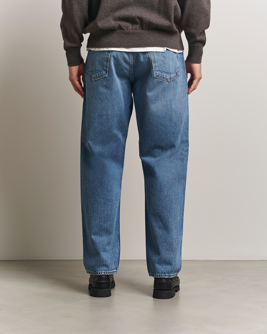 Herre | Skjorter | orSlow | 101 Dad Fit Jeans Denim Used