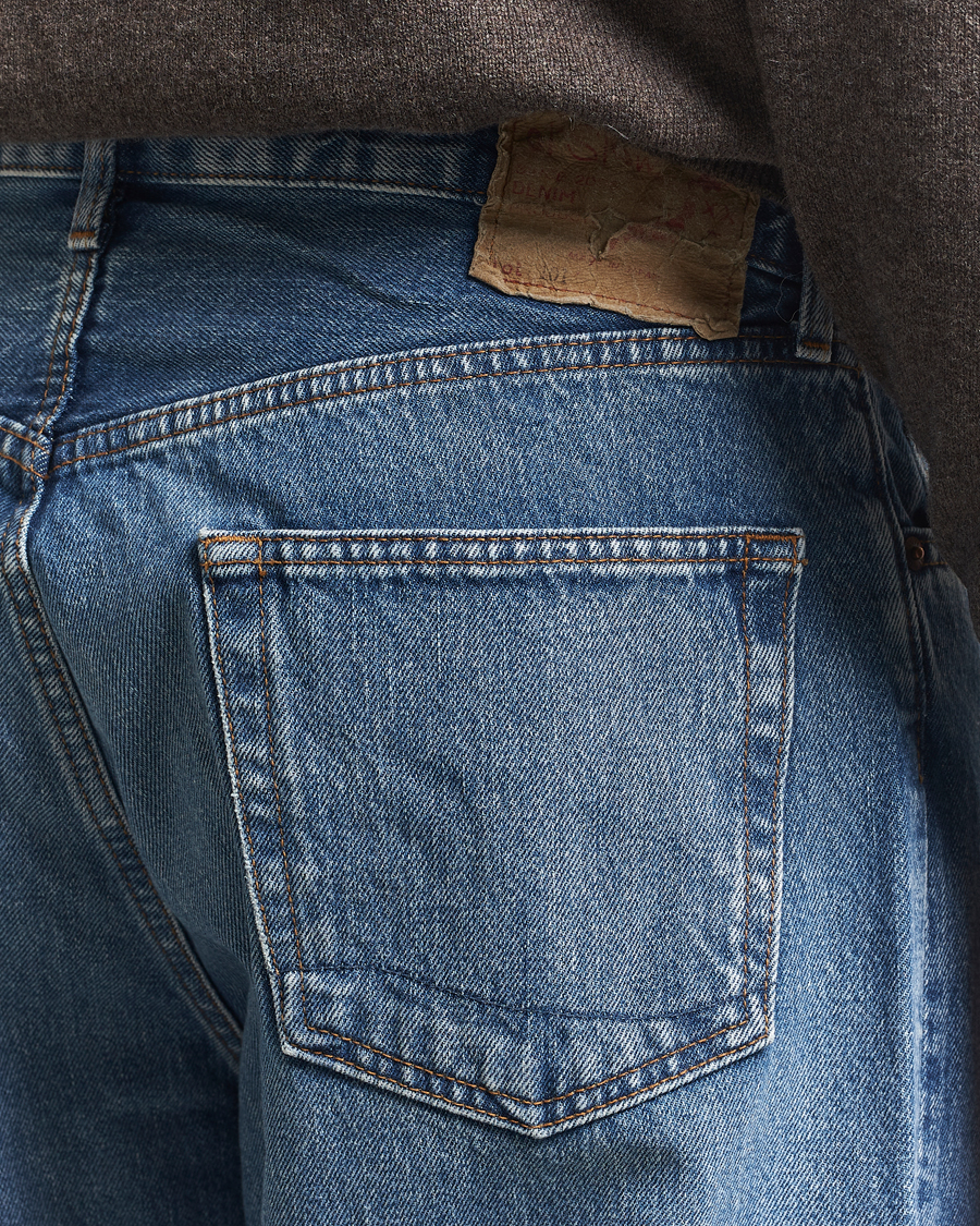 Herre | Skjorter | orSlow | 101 Dad Fit Jeans Denim Used