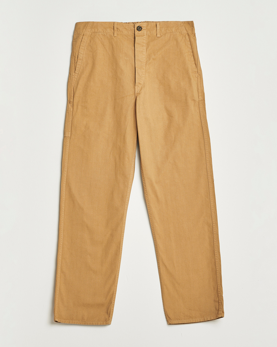 Herre | Bukser | orSlow | French Work Pants Khaki