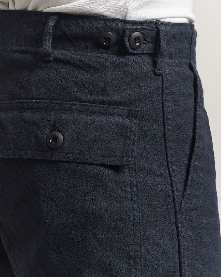Herre | Bukser | orSlow | Regular Fit Original Sateen Fatigue Pants Navy