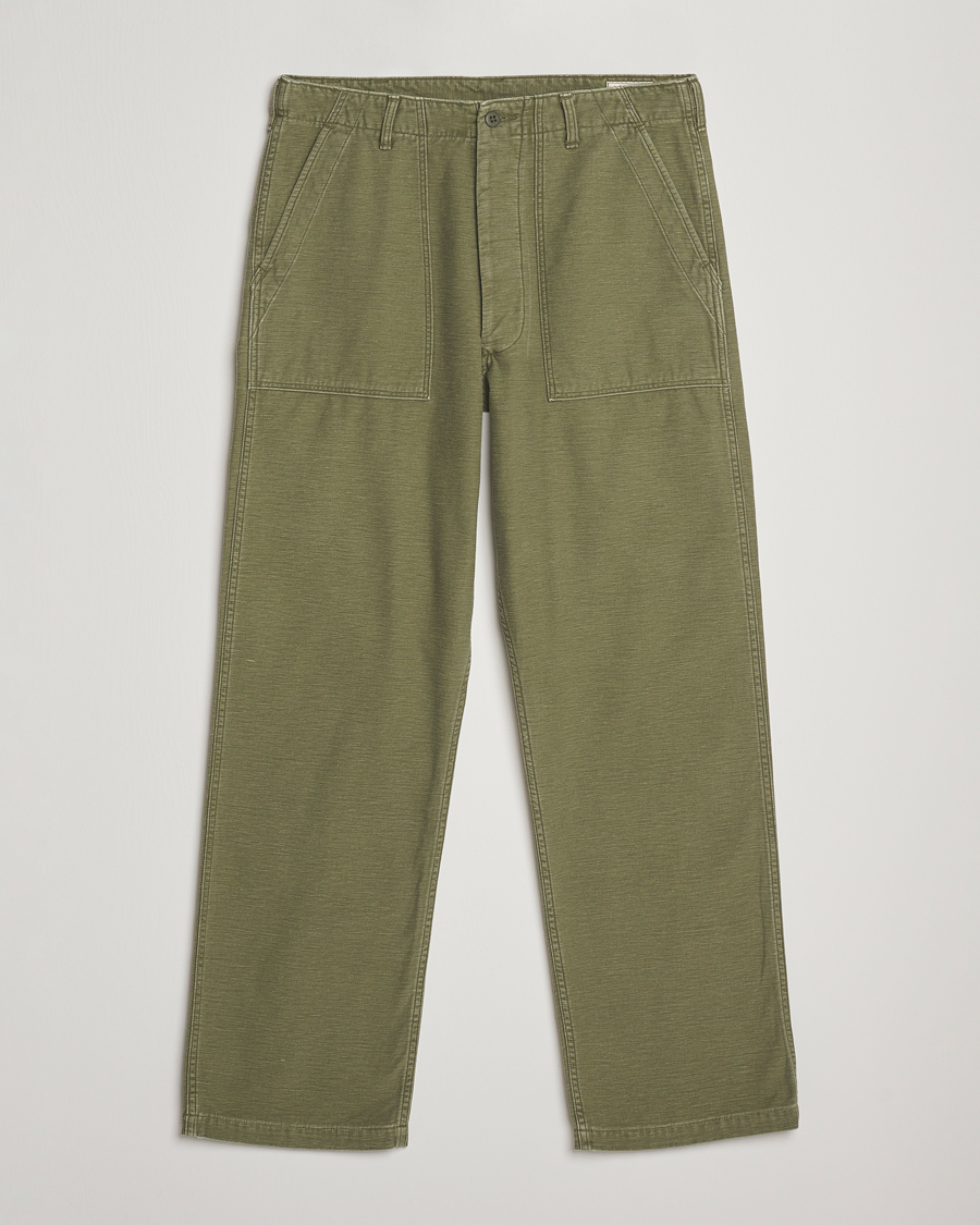 Herre | Bukser | orSlow | Vintage Fit Fatigue Pants Dark Olive